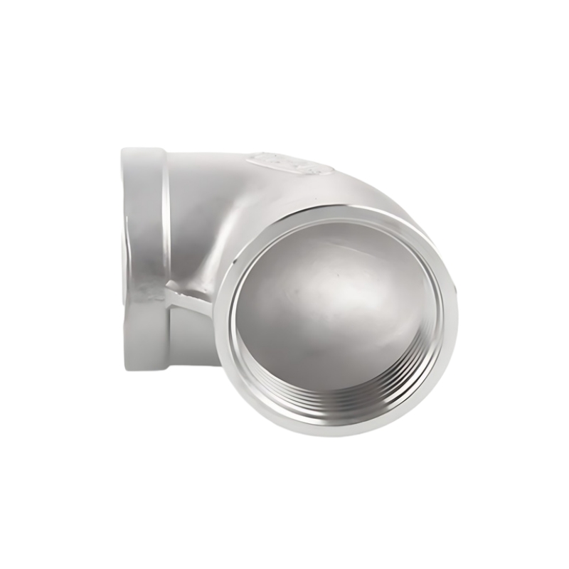 316L Aliquam Steel calidum intinxit threadded XC ° cubito pipe Fittings