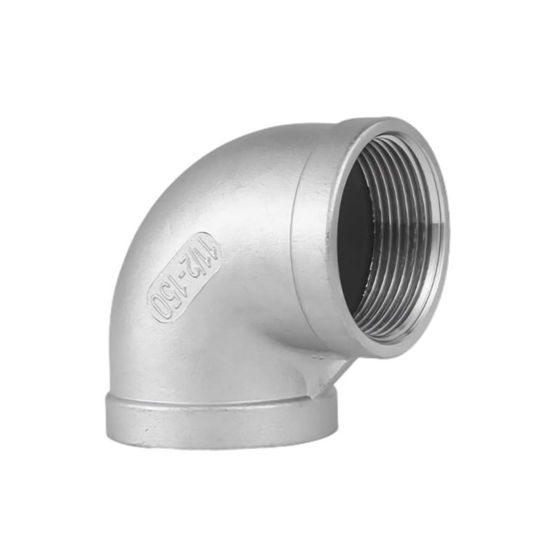 316L Aliquam Steel calidum intinxit threadded XC ° cubito pipe Fittings