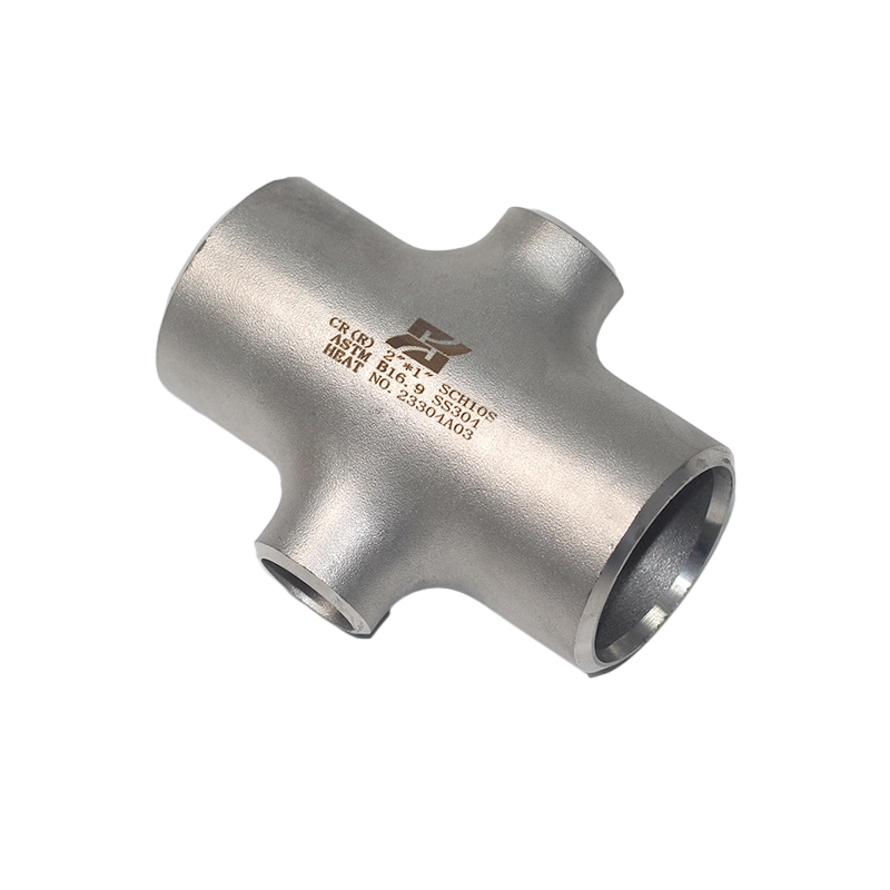 Metallum reducendo cruces tubo articulis est de galvanized immaculatam ferro