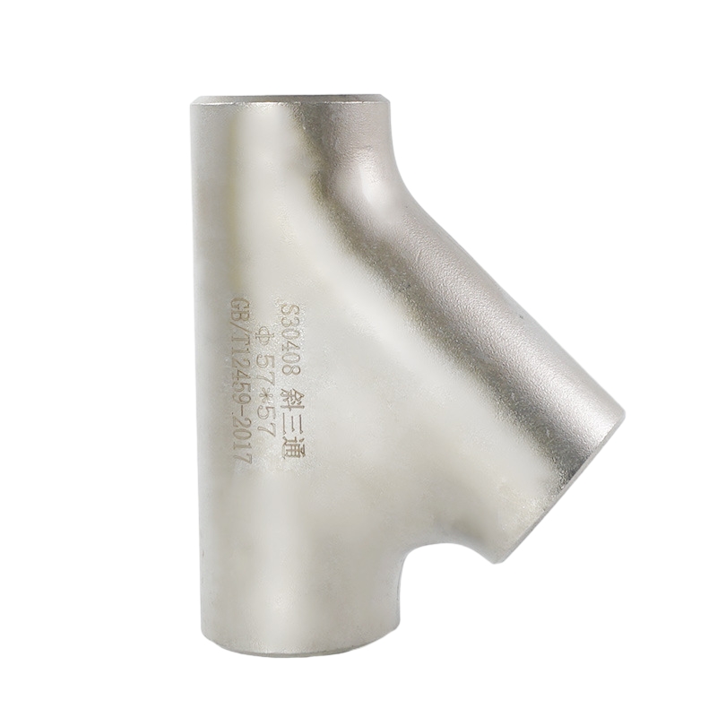 Stainless Steel lateralis Tee potest control rami influunt distribution in Pipeline