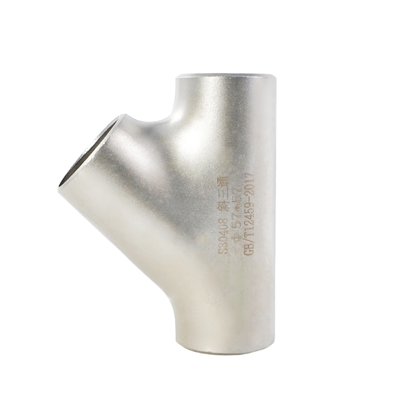 Stainless Steel lateralis Tee potest control rami influunt distribution in Pipeline
