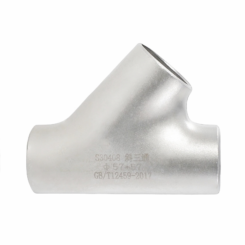 Stainless Steel lateralis Tee potest control rami influunt distribution in Pipeline